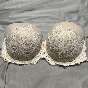 Victoria's Secret Dream Angels strapless 34DDD ivory